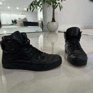 Gucci Black High-Top Sneakers